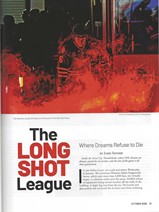 Image: 1st page of The Long Shot League article