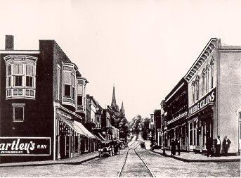 Image: Streets of Meyersdale, PA in early 1900s. The Golden Ring was set in Meyersdale.